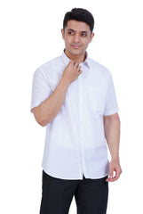 White Shirt Half Sleeve