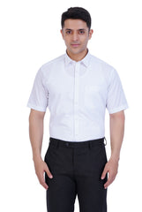Cotton Blend Slim Fit Half Hand