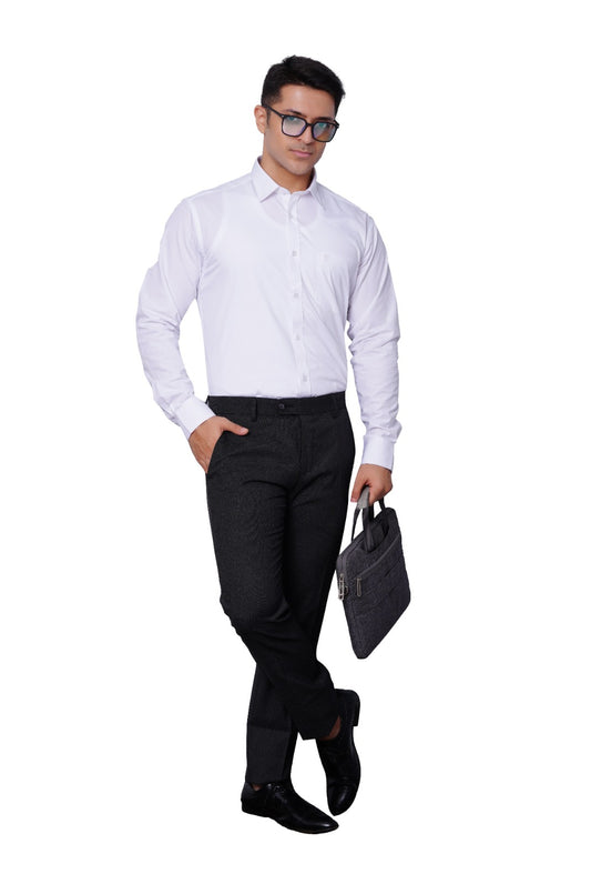Cotton Blend Slim Fit Full Hand