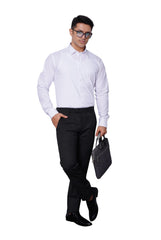 Cotton Blend Slim Fit Full Hand