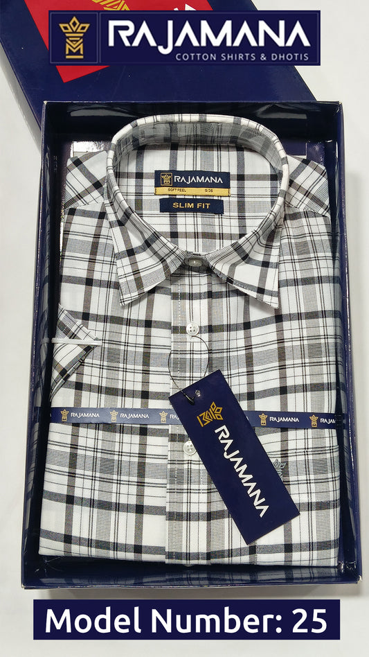 Checked Shirts Half Hand 26