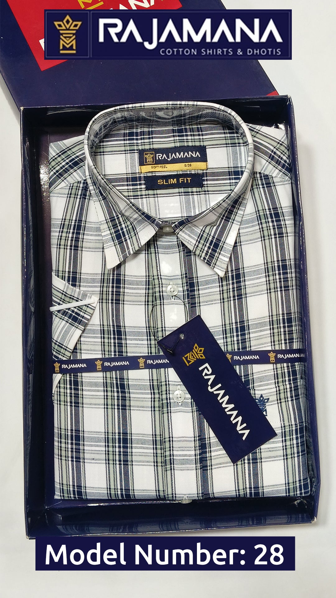 Checked Shirts Half Hand 28