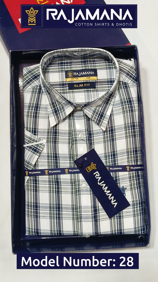 Checked Shirts Half Hand 28