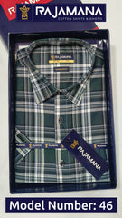 Checked Shirts Half Hand 46