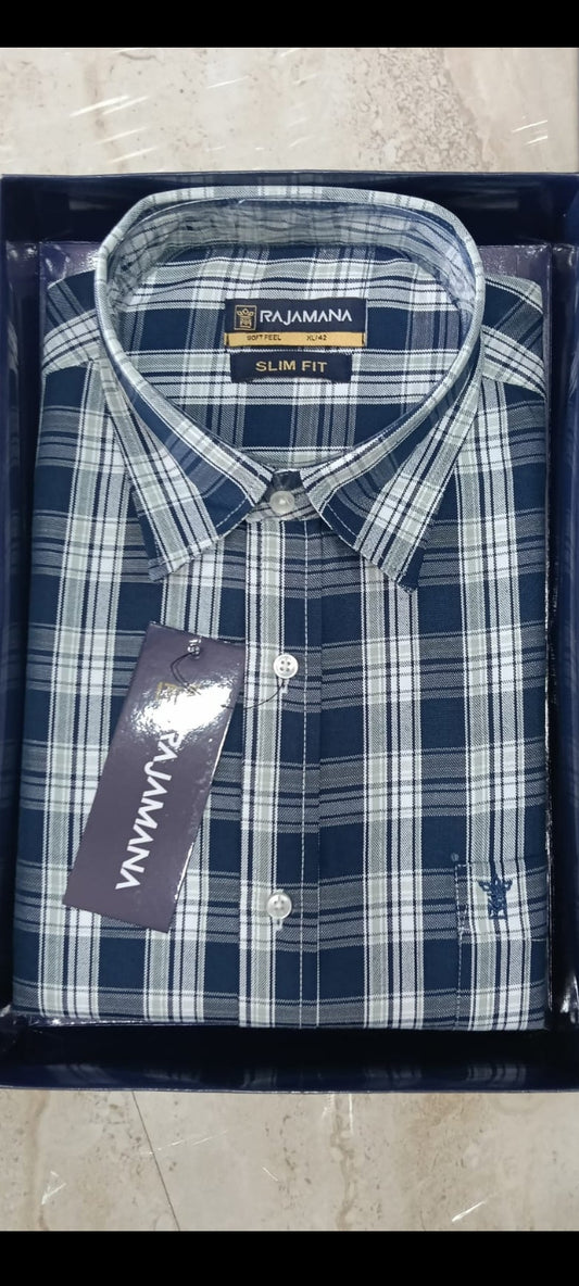 Checked Shirts Half Hand 36