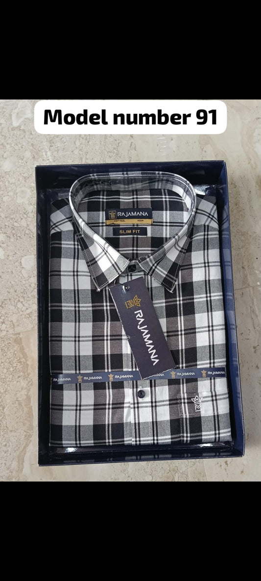 Checked Shirts Half Hand 91