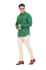 Dark Green Shirt Full Sleeve