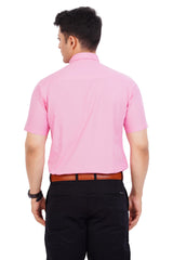 Pink Shirt Half Sleeve