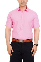 Pink Shirt Half Sleeve