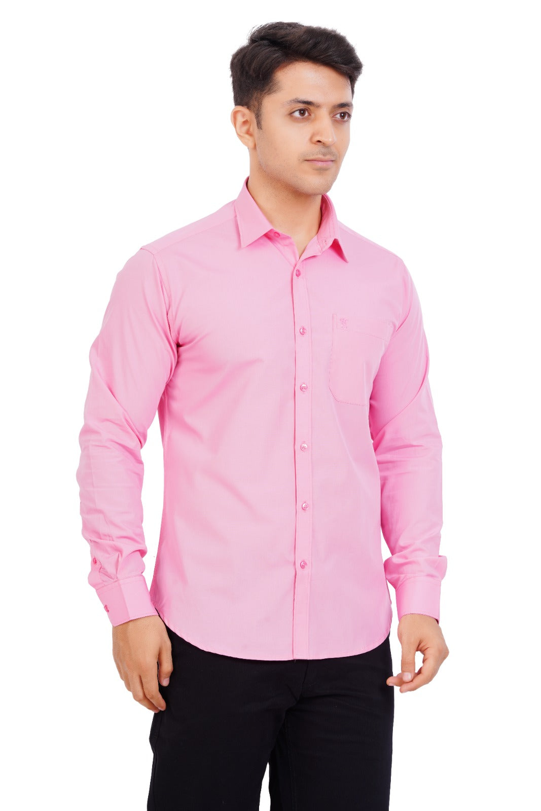 Pink Shirt Full Sleeves