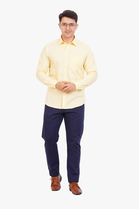 Yellow Shirt Full Sleeve