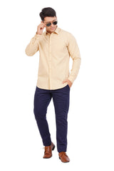 Sandle Yellow Shirt Full Sleeve