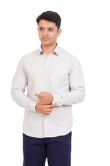 Light Grey Shirt Full Sleeve