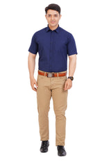 Navy  Blue Shirt  Half Sleeve