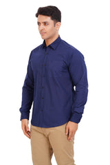 Navy Blue  Shirt  Full Sleeve