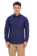 Navy Blue  Shirt  Full Sleeve