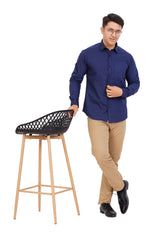 Navy Blue  Shirt  Full Sleeve