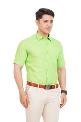 Light Green Shirt Half Sleeve