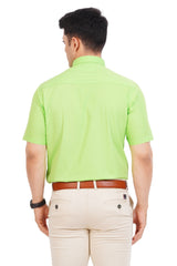 Light Green Shirt Half Sleeve