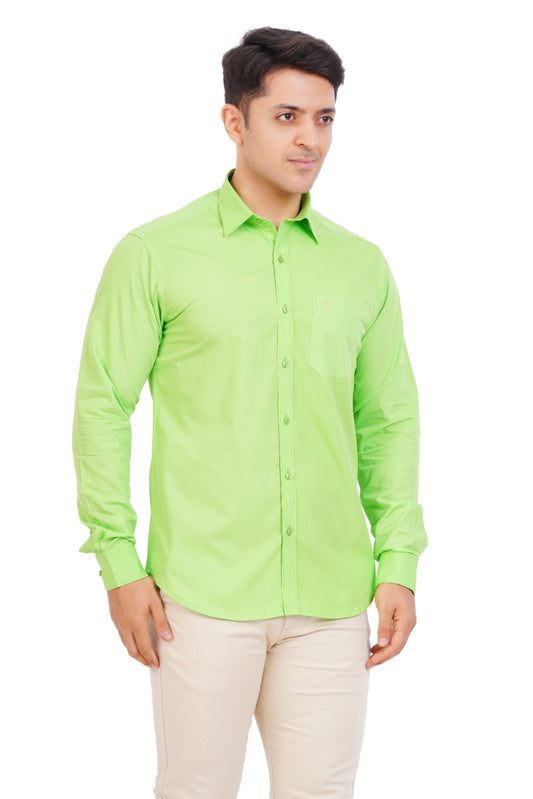 Light Green Shirt Full Sleeve