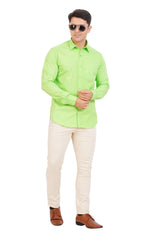 Light Green Shirt Full Sleeve