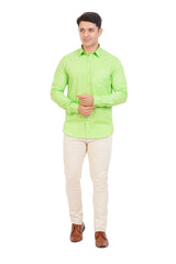 Light Green Shirt Full Sleeve