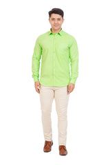 Light Green Shirt Full Sleeve