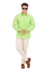 Light Green Shirt Full Sleeve