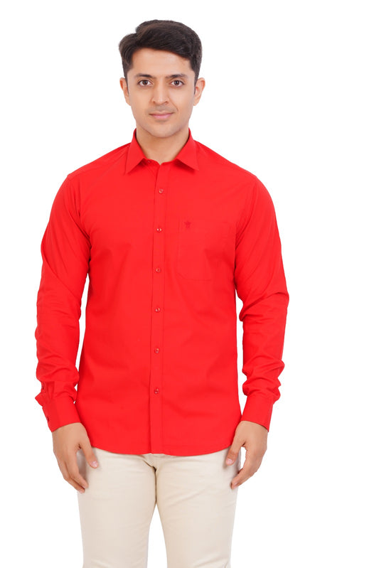 Red Shirt  Full Sleeve