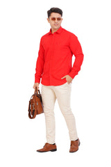 Red Shirt  Full Sleeve