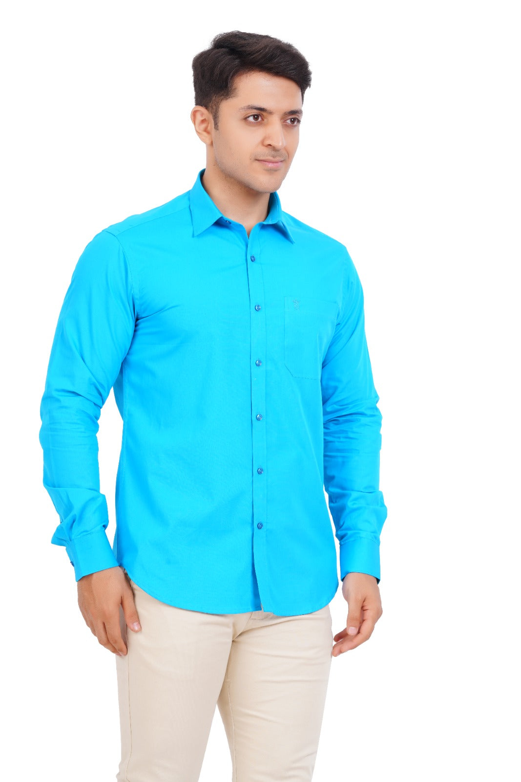 Sky Blue Shirts Full Sleeve