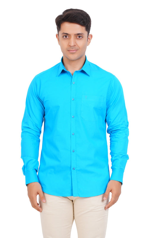 Sky Blue Shirts Full Sleeve