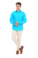 Sky Blue Shirts Full Sleeve