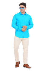 Sky Blue Shirts Full Sleeve