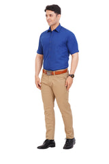 Royal Blue Shirt Half Sleeve