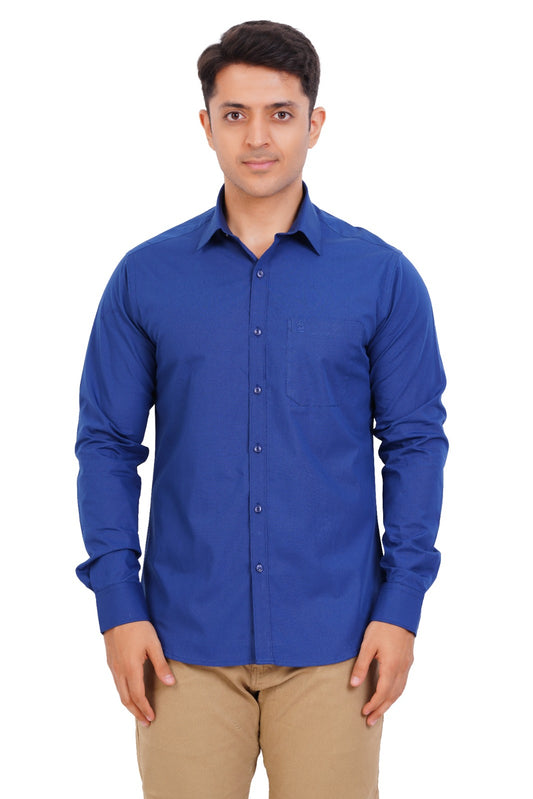 Royal Blue  Shirt Full Sleeve