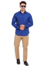 Royal Blue  Shirt Full Sleeve