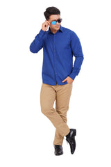 Royal Blue  Shirt Full Sleeve