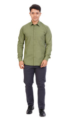 Olive Green Shirt Full sleeve