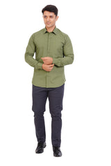 Olive Green Shirt Full sleeve