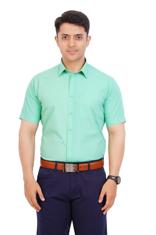 Mint Green  Shirt Half sleeve