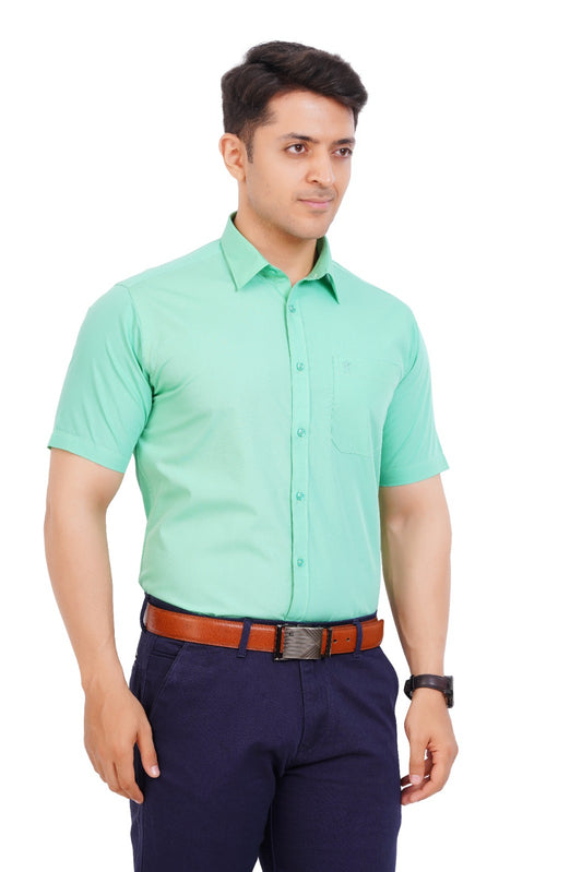 Mint Green  Shirt Half sleeve