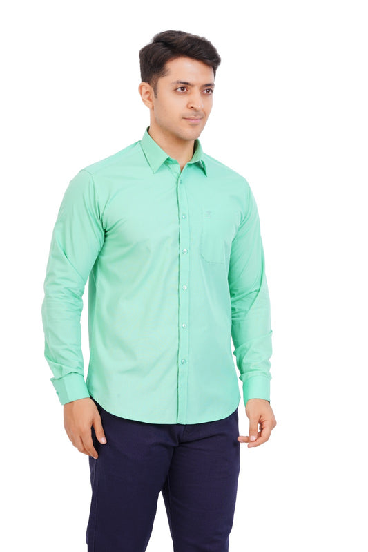 Mint Green Shirt Full sleeve