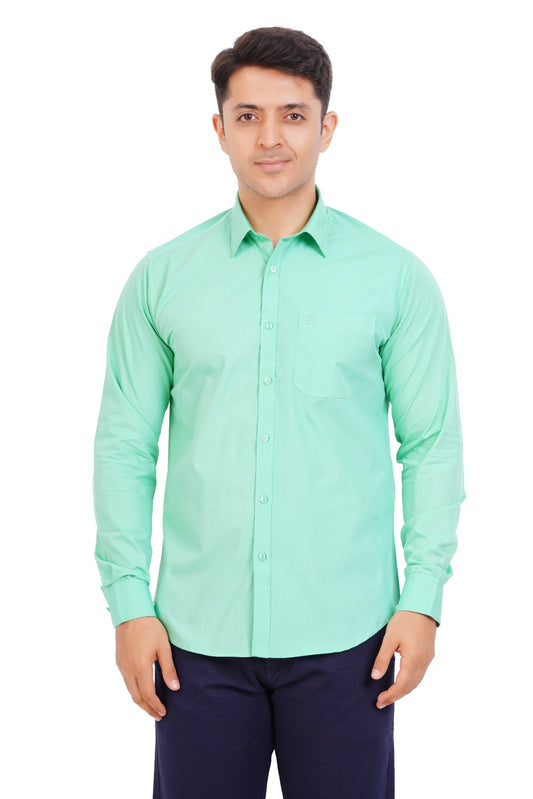 Mint Green Shirt Full sleeve