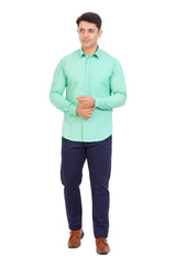 Mint Green Shirt Full sleeve