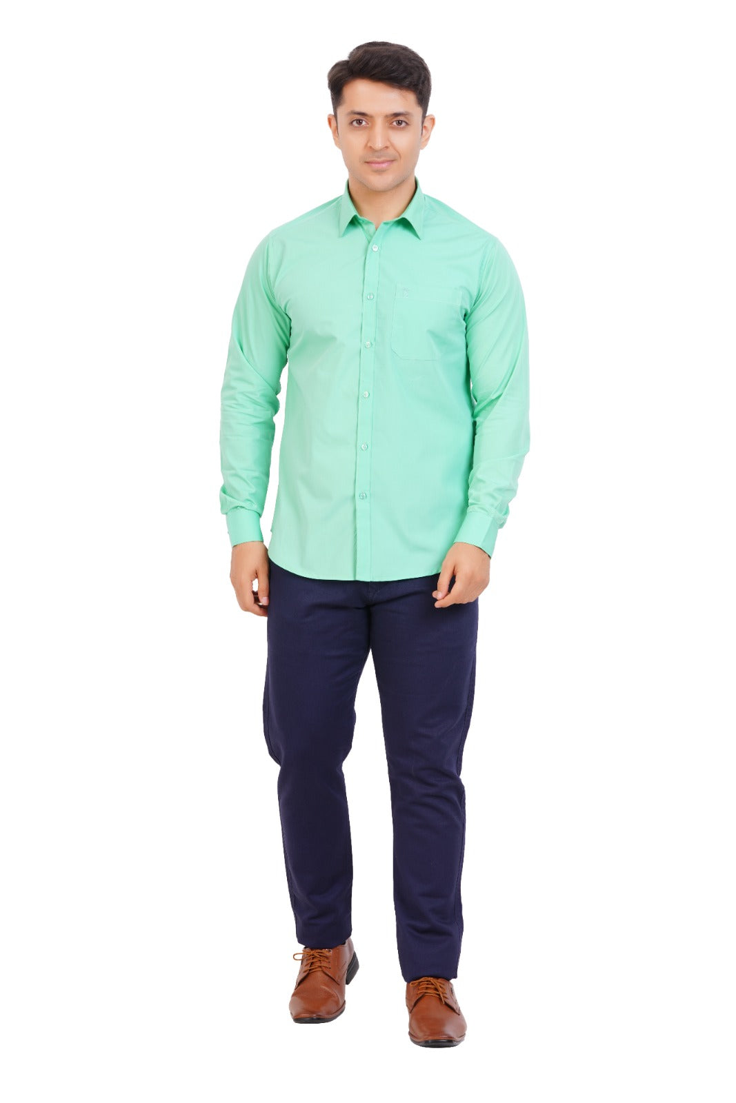 Mint Green Shirt Full sleeve rajamanacotton Mint Green Shirt Full sleeve rajamanacotton