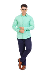 Mint Green Shirt Full sleeve