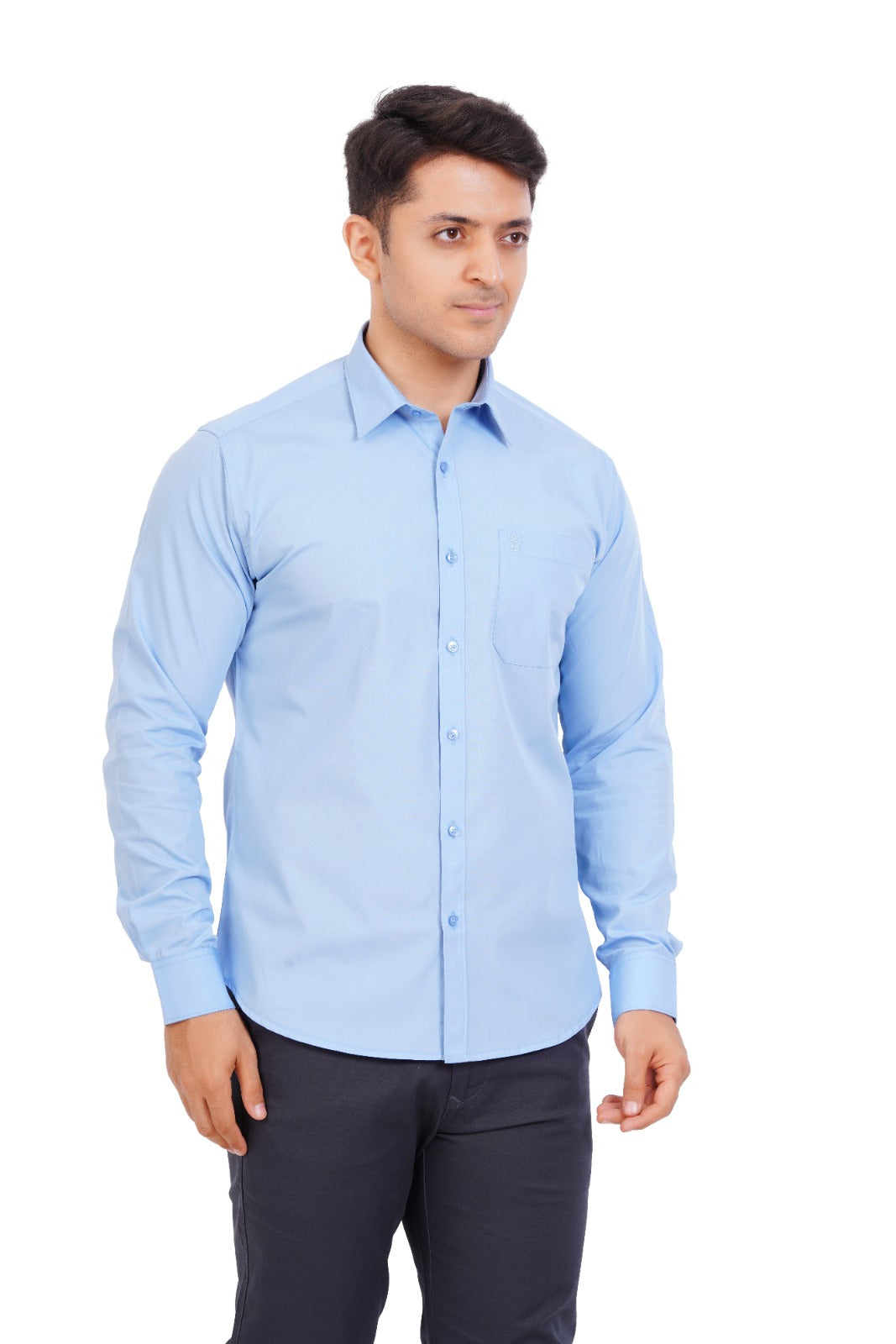 Light Blue Shirt  Full Sleeve