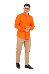 Orange Shirt Full Sleeve