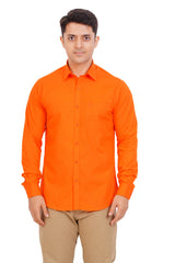 Orange Shirt Full Sleeve